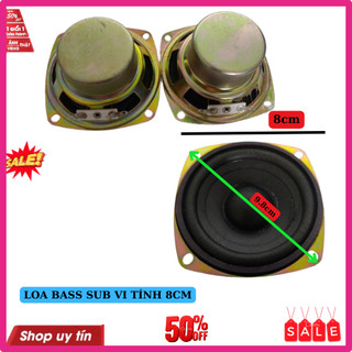 Loa vi tính 8CM gân mút kín hậu công suất 75w giá 1 chiếc