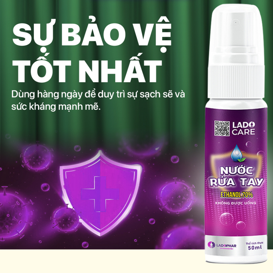 LADO CARE NƯỚC RỬA TAY 50ML