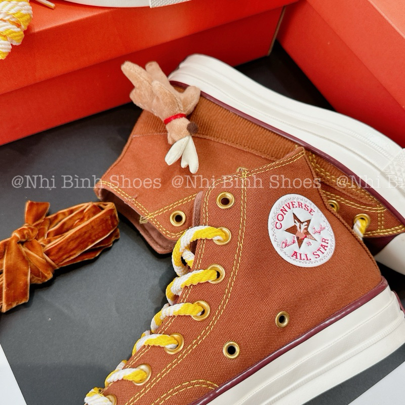 ⚡️BEST QUALITY⚡️Giày thể thao conver giáng sinh full box kèm thú bông