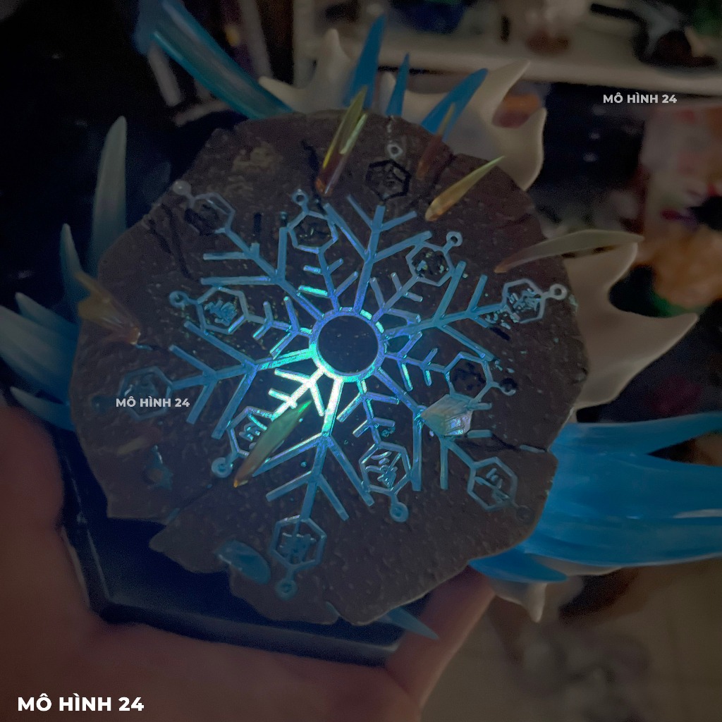 Mô hình nhân vật Akaza Jianke Studio có đèn led 25cm trạng thái chiến đấu thượng huyền tam kimetsu no yaiba figure