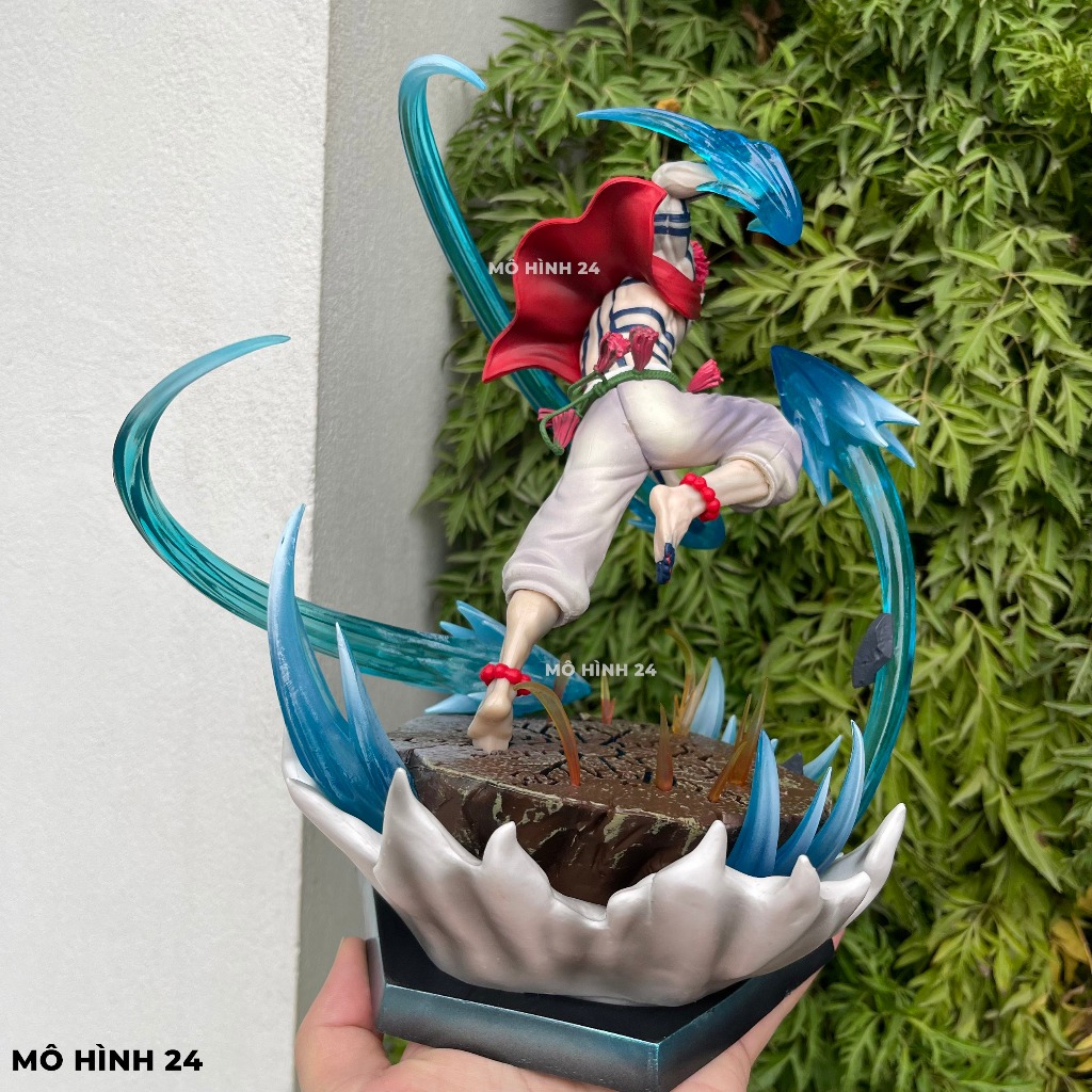 Mô hình nhân vật Akaza Jianke Studio có đèn led 25cm trạng thái chiến đấu thượng huyền tam kimetsu no yaiba figure