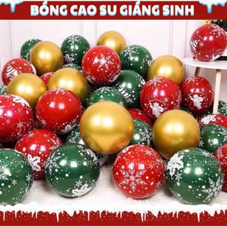  Bong bóng bay chủ đề noel phụ kiện trang trí giáng sinh christmas 