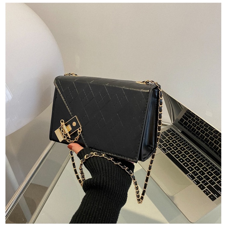 Túi xách nữ  túi đeo chéo hot Da PU nắp chéo có quai  - Sayoza