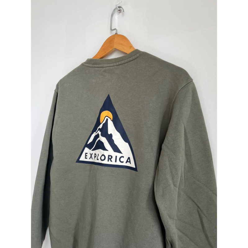 PASS ÁO SWEATER HM MÀU XANH RÊU