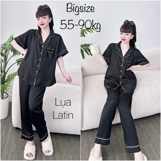 Đồ bộ lụa bigsize cao cấp - chất lụa mềm mịn