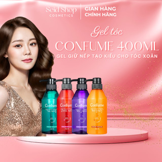 [CHÍNH HÃNG]Gel Confume Hair Welcos  giữ nếp tóc mềm tạo kiểu giúp giữ lọn cho tóc uốn, tóc xoăn chính hãng Hàn Quốc