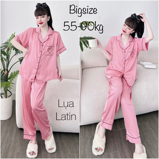 Đồ bộ lụa bigsize cao cấp - chất lụa mềm mịn mát - rũ mượt