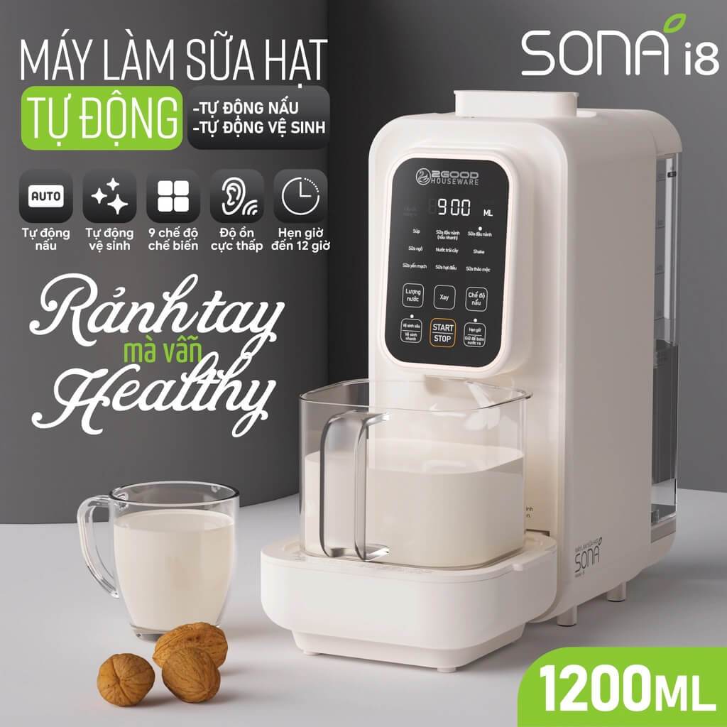 MÁY LÀM SỮA HẠT 2GOOD I8