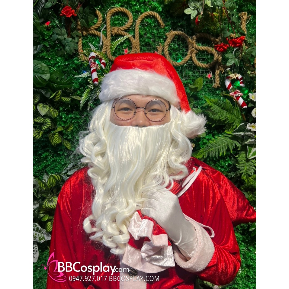 Tóc Giả Và Râu Ông Già Noel - Mẫu Đẹp  - 15446