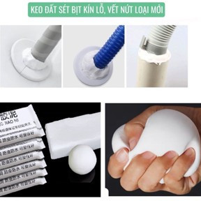  Set 5 gói keo xi măng dẻo vá lỗ tường khe hở vết nứt ống nối chống thấm nước 