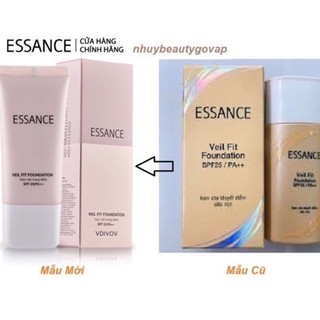 Kem che khuyết điểm siêu mịn Essance Veil Fit Foundation SPF25 PA++ 30g