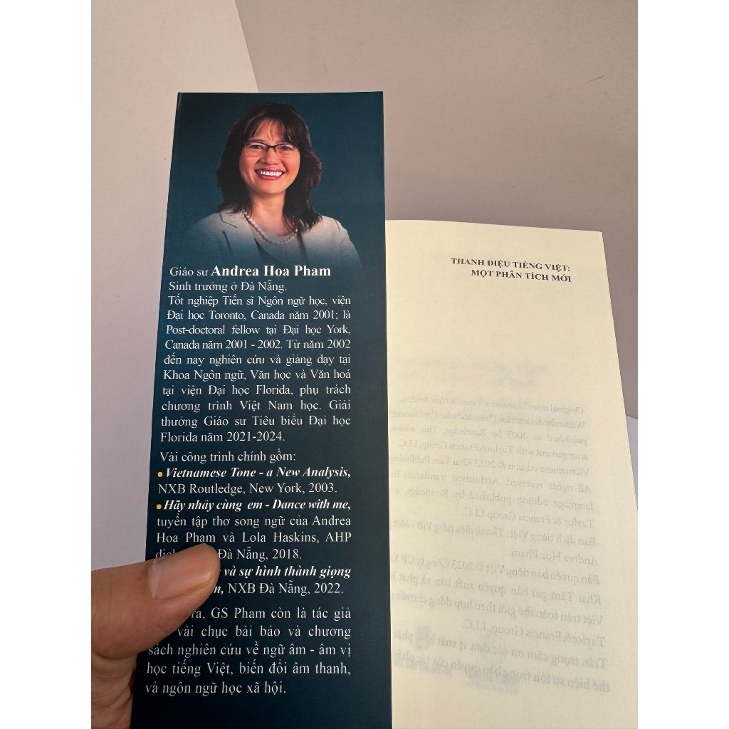 Sách - Thanh Điệu Tiếng Việt: Một phân tích mới – Andrea Hoa Pham – Khai tâm - NXB Dân Trí