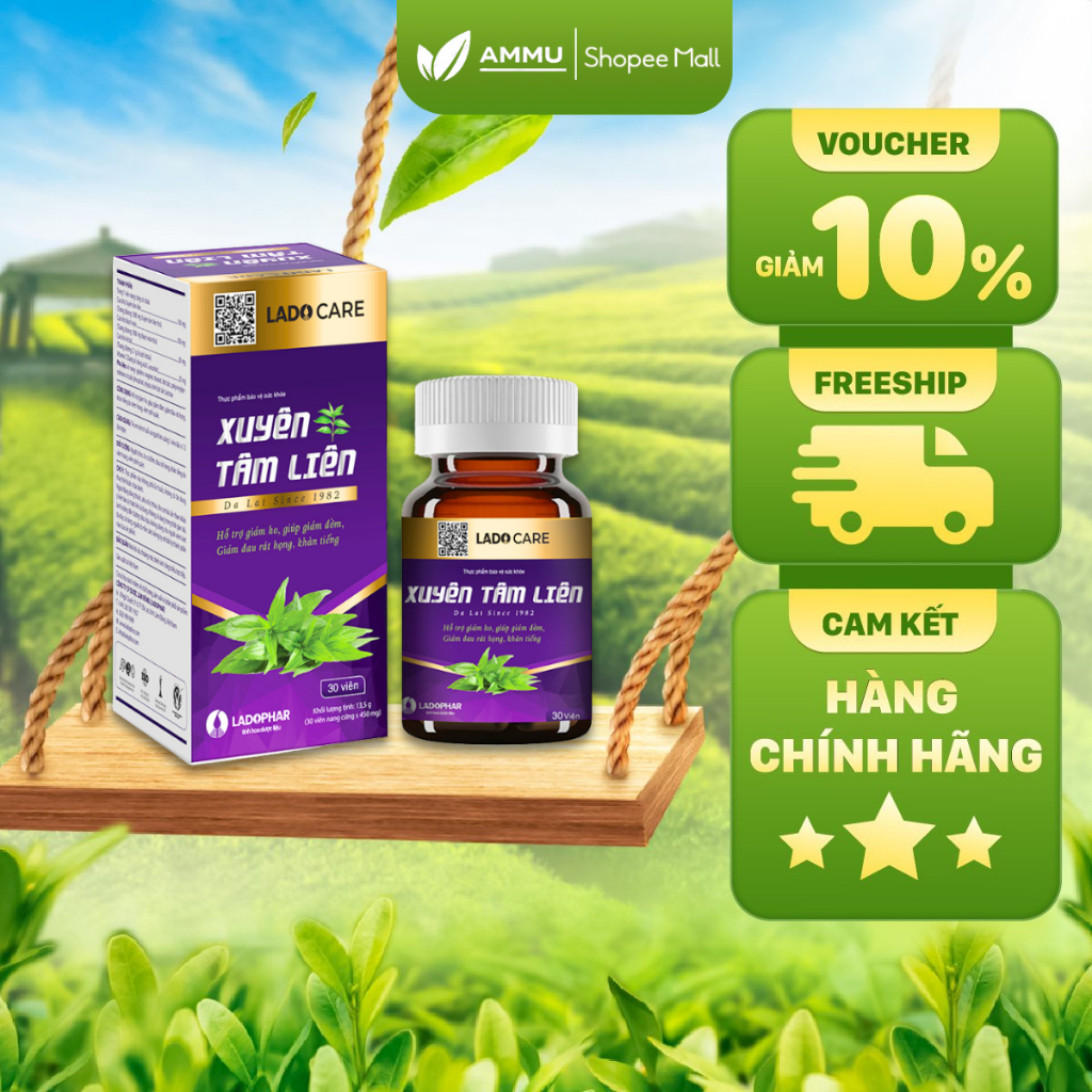 XUYÊN TÂM LIÊN LADOPHAR lọ 30 viên