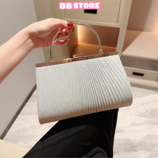 Túi xách nữ đi dự tiệc đi chơi đính kim tuyến lấp lánh bling quai xách có dây đeo chéo siêu sang chảnh 88store - A285 