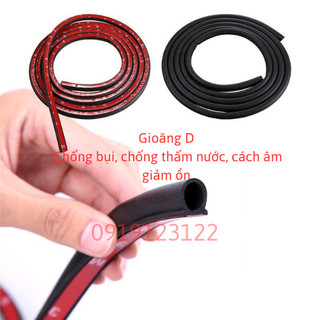 Gioăng Cao Su chữ D Chống bụi chống ồn cho xe hơi