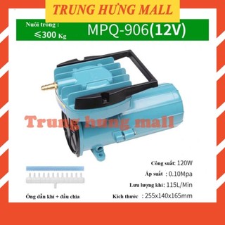 Máy sủi khí Resun 12V100w, 12V120W, 12V130W (Kèm dây + quả sủi)