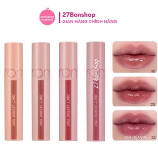 (MÀU 22,23,24,25) SON TINT BÓNG ROMAND JUICY LASTING TINT - BARE JUICY LASTING 2021