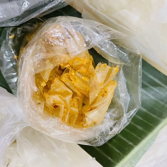Bánh tráng dẻo muối sate - 1 xâu