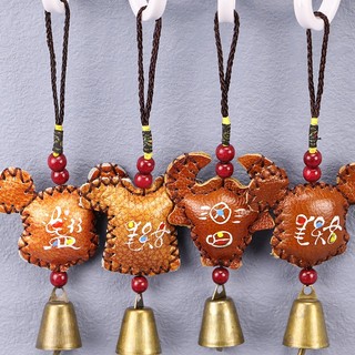 Chuông gió, móc treo gắn chuông đồng handmade, móc chìa khoá, treo túi xách phi hành gia