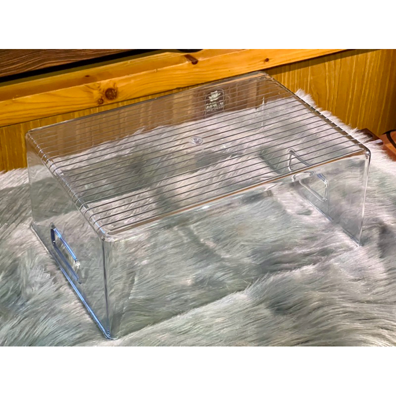 Hộp đựng đĩa than  nhựa cứng Acrylic trong , có tay nắm 2 bên .