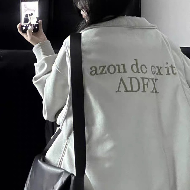 Áo Khoác Cổ Cao ADEX Thêu Logo