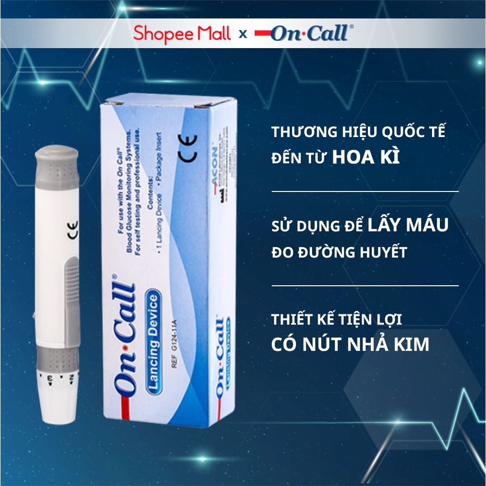 Bút Chích Máu On Call® Dùng Để Lấy Máu Khi Đo Đường Huyết