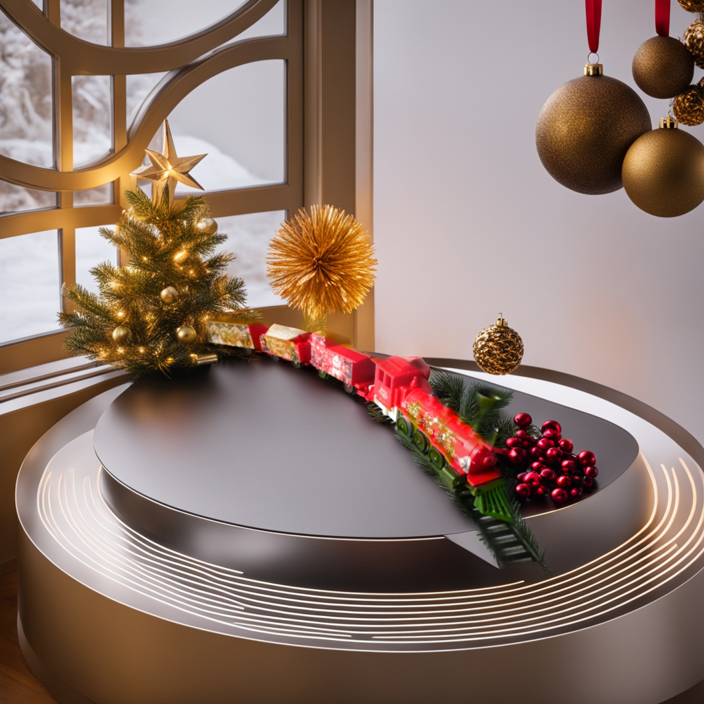 Đồ Chơi Đoàn Tàu Noel - Giáng Sinh Màu Đỏ Chạy Pin, Món Qùa Noel Ý Nghĩa Cho Các Bé Dịp Giáng Sinh