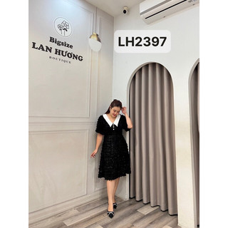 Váy đen cổ trắng LH2397