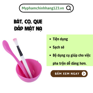 Bộ bát trộn mặt nạ,dụng cụ bát trộn đắp mặt nạ chăm sóc da mặt