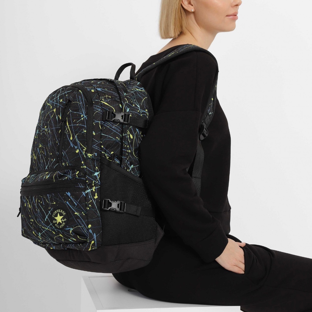 Balo Unisex Converse Straight Edge Printed Backpack 10022408-A11