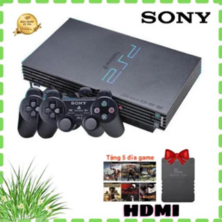 Máy chơi game PS2 nội địa Nhật 2 tay cầm tặng 5 đĩa theo yêu và 1 save, dùng Av và Hdmi, bảo hành 2 tháng, PlayStation 2