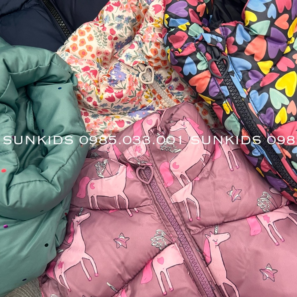 Áo khoác Gile Bé Gái Sfera trần phao nhẹ