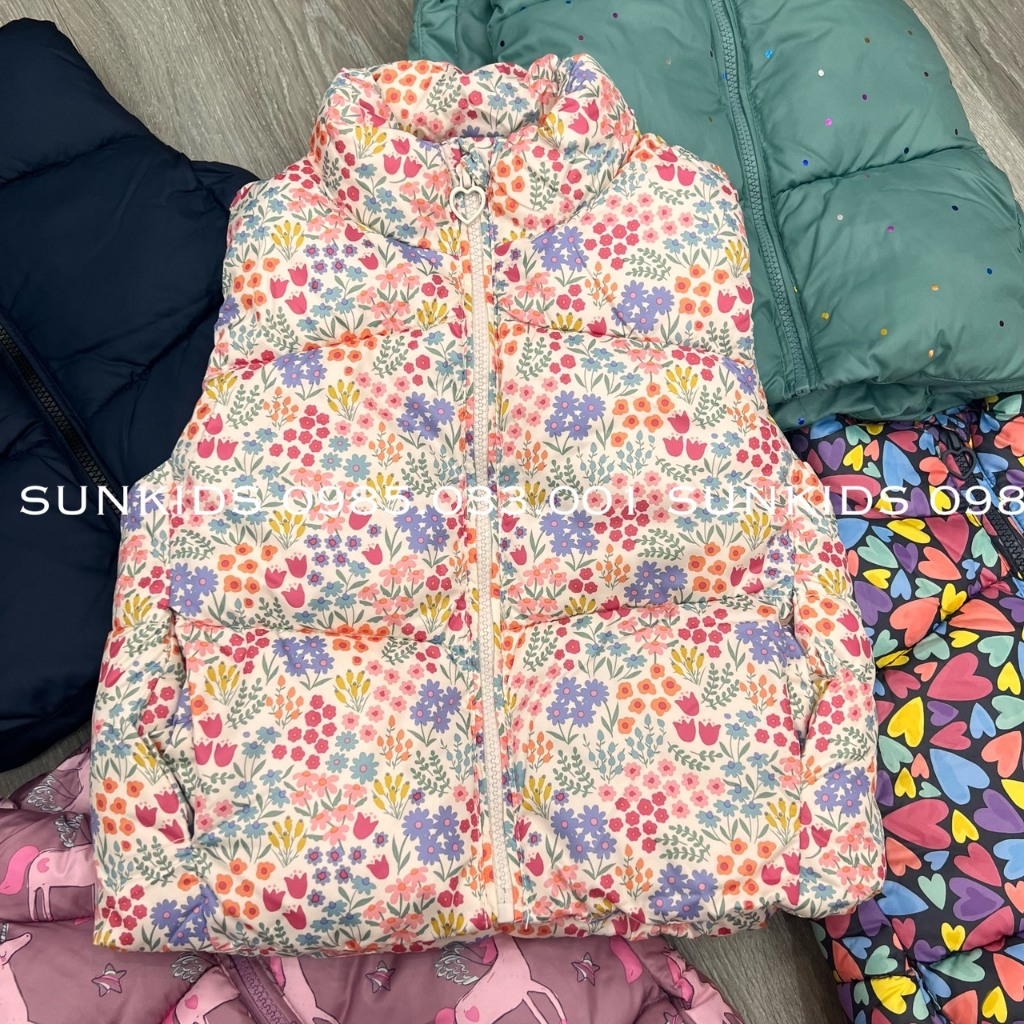 Áo khoác Gile Bé Gái Sfera trần phao nhẹ