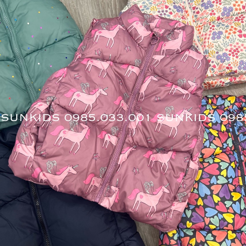 Áo khoác Gile Bé Gái Sfera trần phao nhẹ