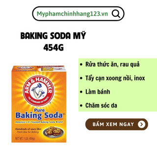 Bột baking soda Arm and Hammer 454g (Mỹ)