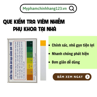 ( Kèm cốc ) Que Kiểm Tra Viêm Âm Đạo Hàng Chuẩn Chất Lượng