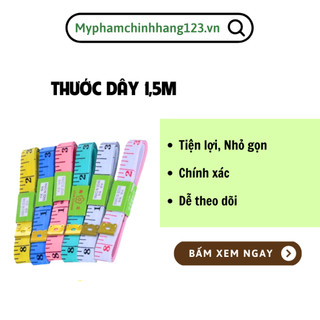 Thước dây đo eo,bụng ,đo chiều cao nhiều màu bền đẹp. .