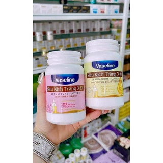 250gr - kích trắng vaseline healthy bright gluta hya serum burst lotion 10x thái lan