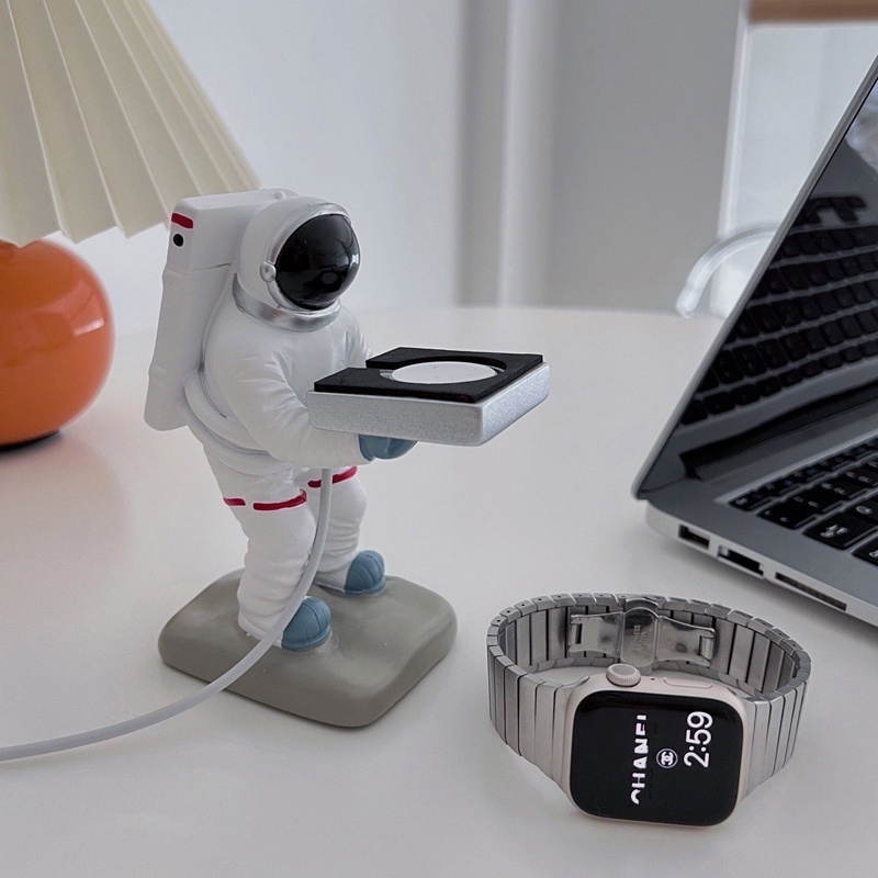 Giá đỡ đồng hồ kiêm đế sạc thông minh dành cho Apple Watch, giá đỡ đồng hồ để bàn decor trang trí làm quà tặng