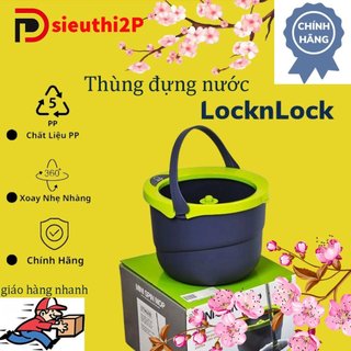 Thùng đựng nước lock etm498 màu xanh