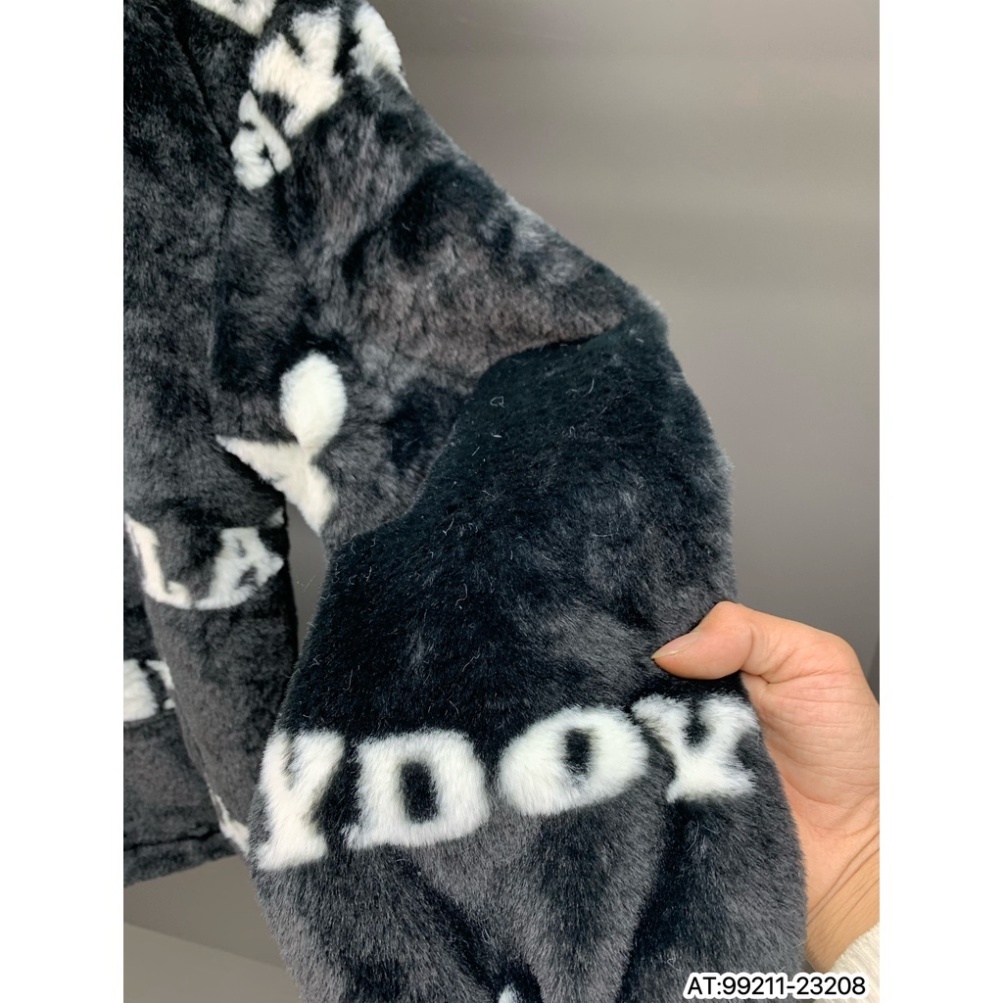 Áo Khoác Lông 2 Lớp Dày Dặn Phối Hình Thỏ Playboy, Phong Cách Trẻ Trung Năng Động Form rộng Nam Nữ Hot Trend