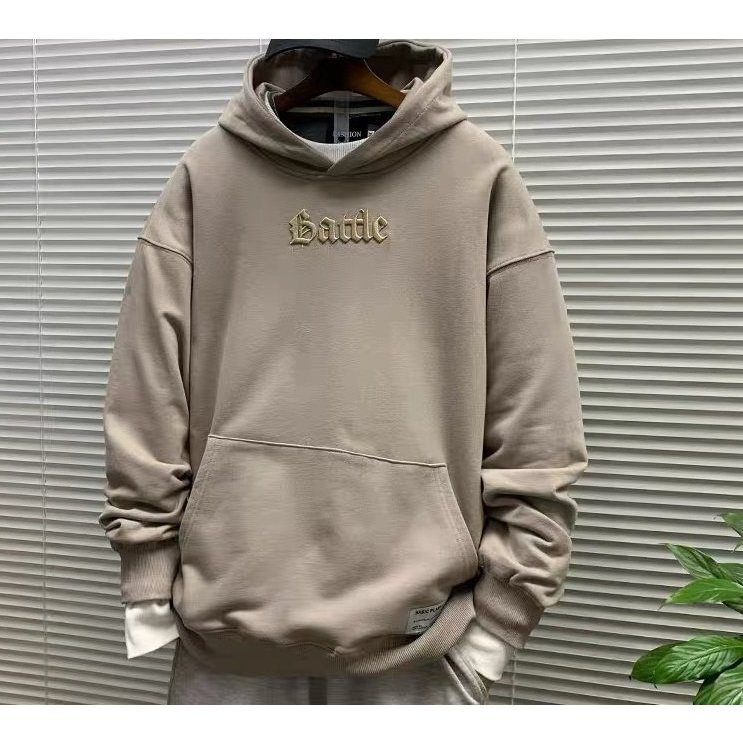 Áo Khoác Nỉ Nam nữ thêu Batter Áo Hoodie BIg size Chất Vải Nỉ cotton cao cấp dày dặn ấm áp bao giặt máy MÃ AHD06