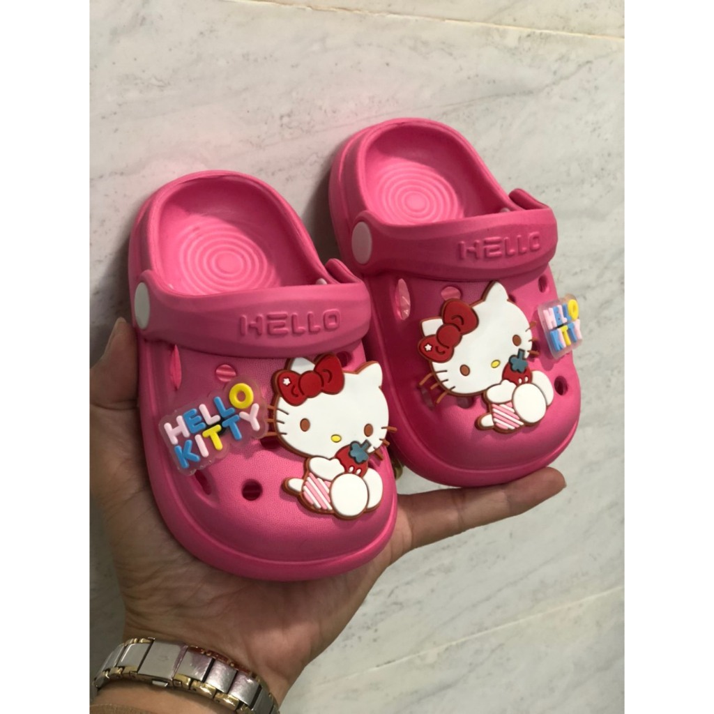 Hàng chuẩn loại 1_ Dép sục cho bé họa tiết Cực Cute, Dép có quai cho bé từ 1-4 tuổi
