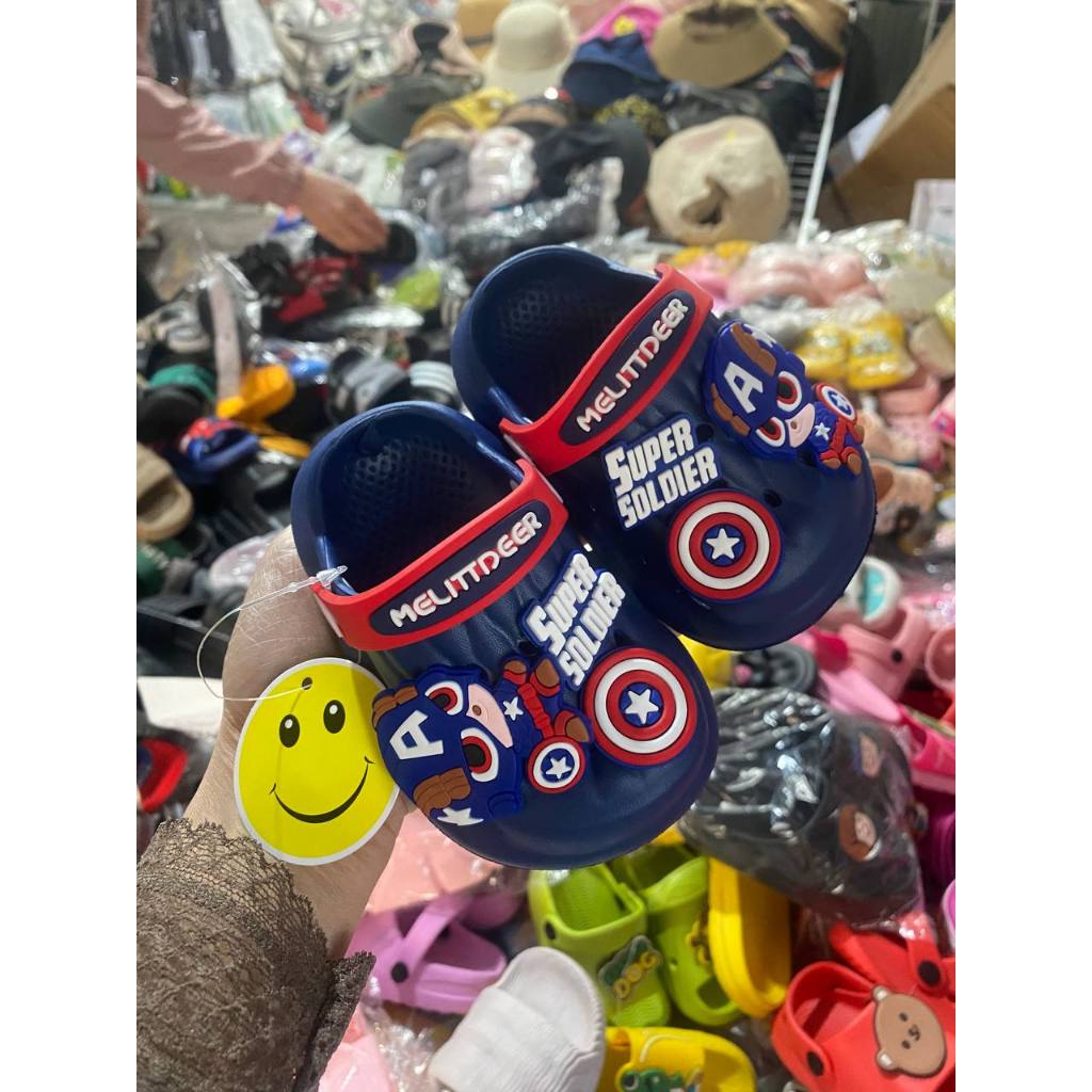 Hàng chuẩn loại 1_ Dép sục cho bé họa tiết Cực Cute, Dép có quai cho bé từ 1-4 tuổi