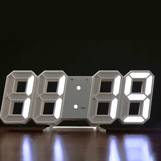 [ Hàng Chính Hãng ] Đồng hồ LED 3D treo tường, để bàn thông minh