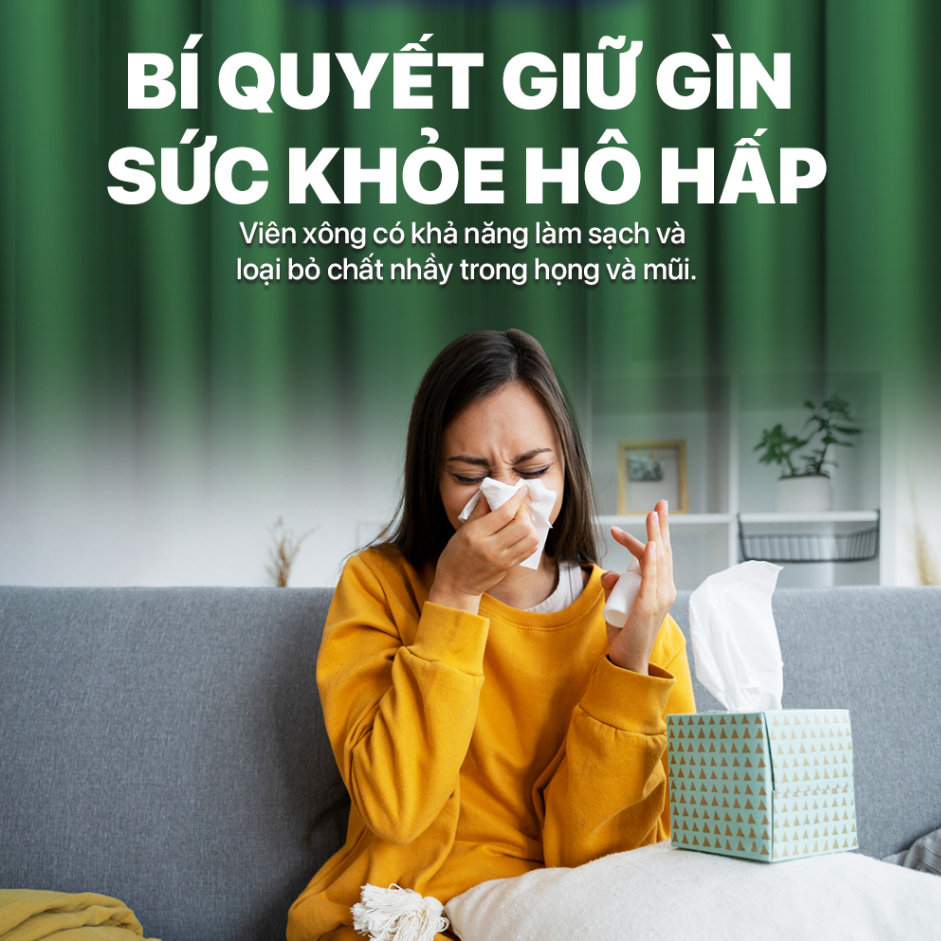 Viên xông hương tràm tinh dầu Ladophar hộp 20 viên