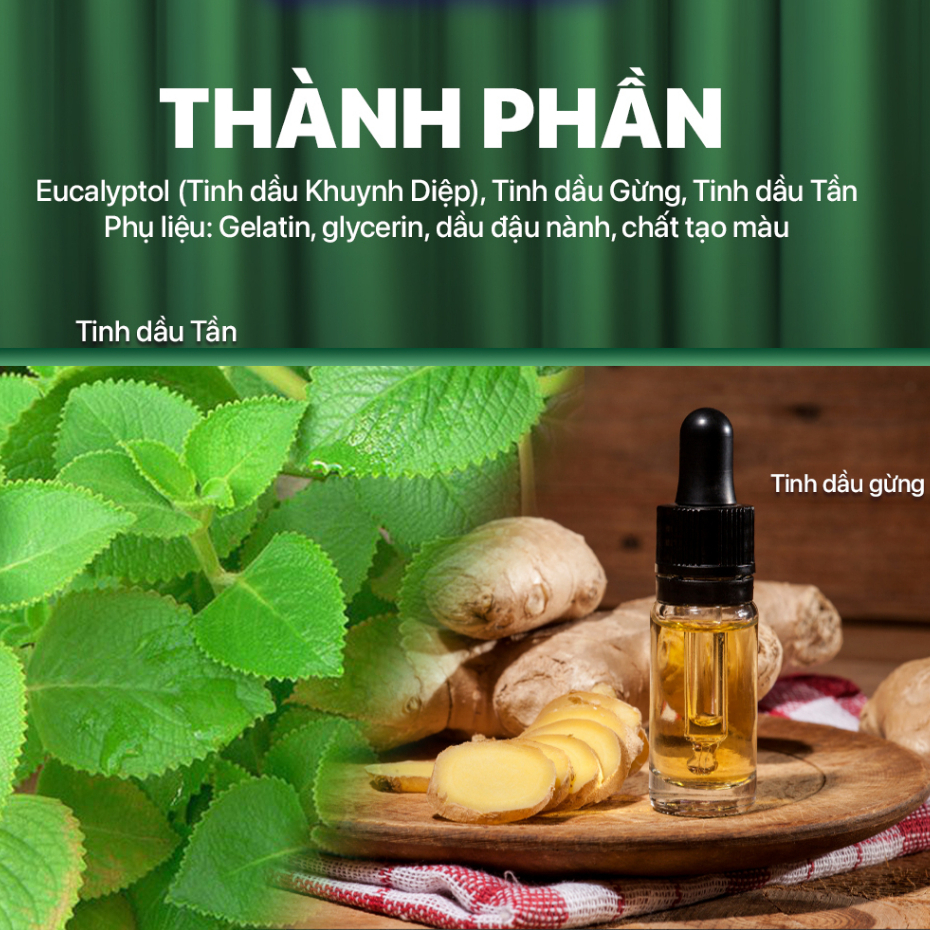 Viên xông hương tràm tinh dầu Ladophar hộp 20 viên