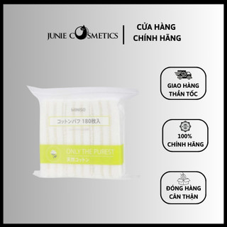 HÀNG CHÍNH HÃNG Bông Tẩy Trang Miniso 180m