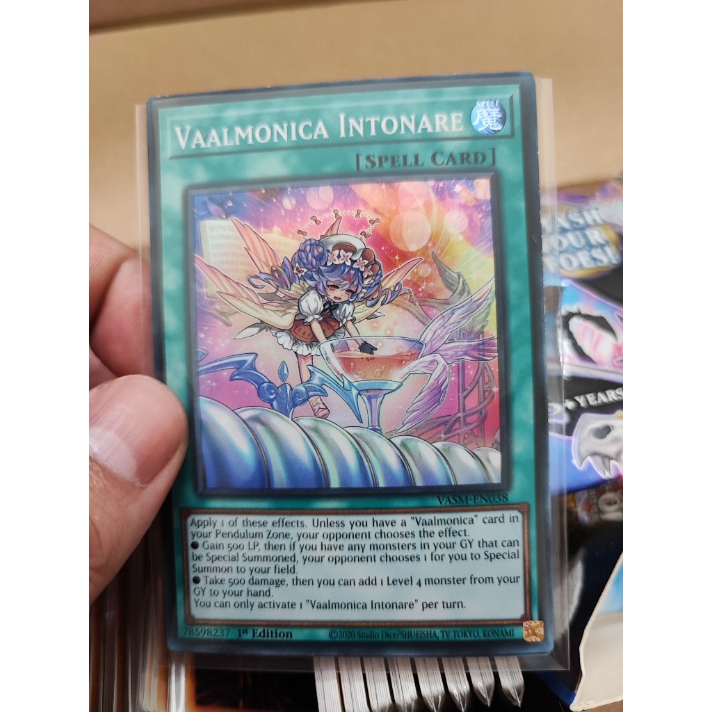 1 lá thẻ bài Vaalmonica Intonare - VASM-EN038 - Super Rare 1st Edition