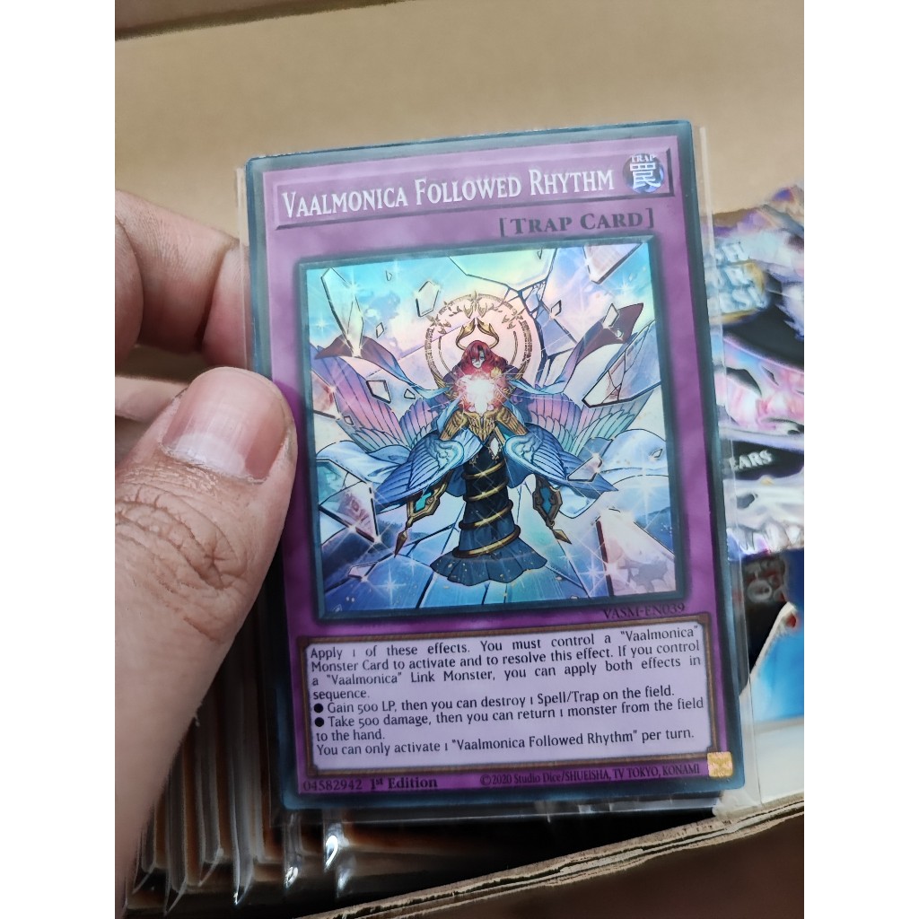 1 lá thẻ bài Vaalmonica Followed Rhythm - VASM-EN039 - Super Rare 1st Edition